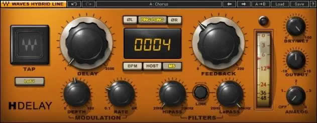 Waves H-Delay I Migliori VST Plugin Delay a Pagamento