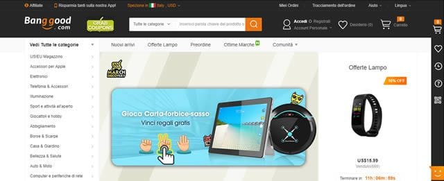 Come Comprare su BangGood