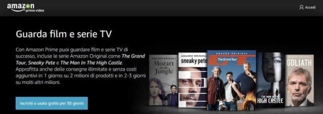 Amazon Prime Video Siti Simili a Netflix
