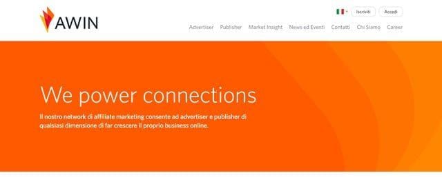 Awin, network di affiliazione con il pannello publisher
