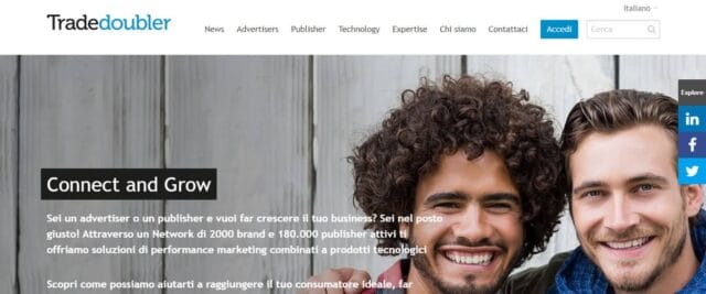 Tradedoubler, network di affiliazione europeo