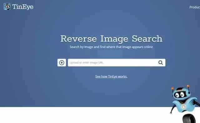 TinEye, motore di ricerca inversa per immagini