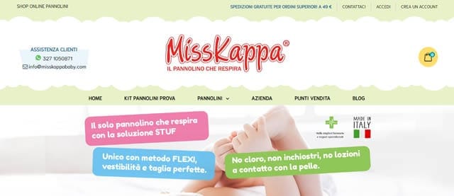 Misskappa misskappa il pannolino che respira