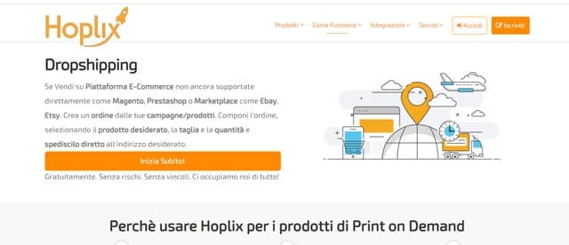 Hoplix Dropshipping vendere online senza magazzino