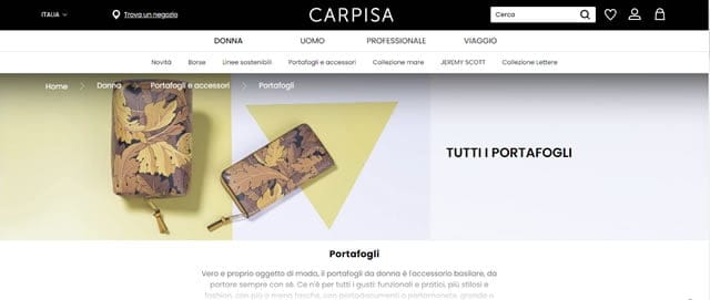 Carpisa borse pelle donna