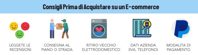 Consigli prima di acquistare Online Consigli prima di acquistare elettrodomestici Dove Acquistare Elettrodomestici Online
