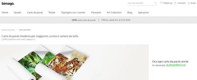 Bimago carte da parati