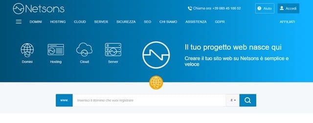 Netsons - Hosting per Siti Web Hosting per Siti Web