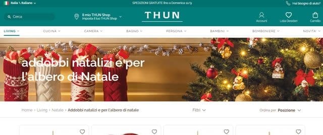 Thun addobbi natale
