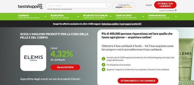 BestShopping siti cashback