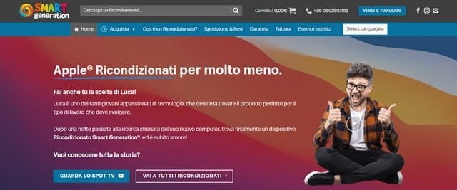 Smart Generation Smart Generation prodotti ricondizionati