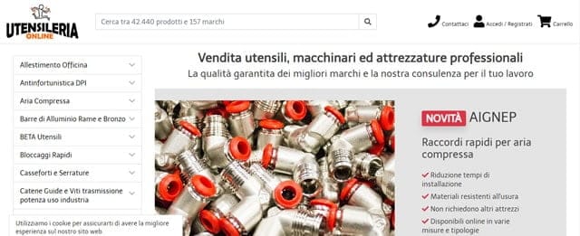 Utensileria Online, ferramenta online