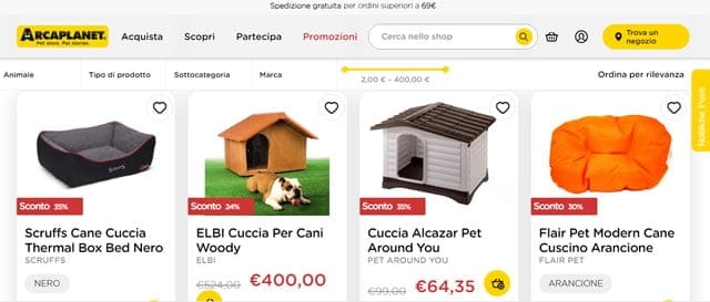 Arcaplanet - Cucce per Animali Arcaplanet cucce animali
