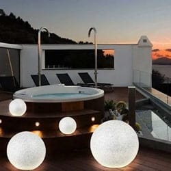 Lampada sfera giardino