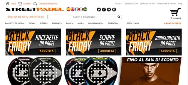 Street Padel Accessori Street Padel accessori
