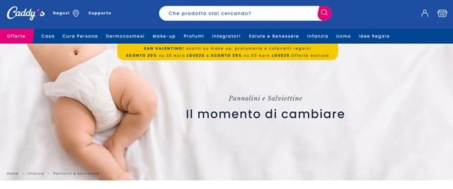 Caddy's - Pannolini Online Caddy's pannolini online Pampers Progressi
