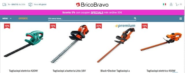 Bricobravo tagliasiepi