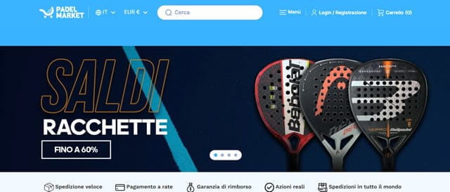 Padel Market - Ecommerce di padel online Padel Market Negozio di accessori padel