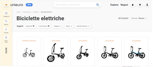 Unieuro Siti Per Acquistare Bici Elettriche