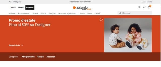Zalando abbigliamento in contrassegno
