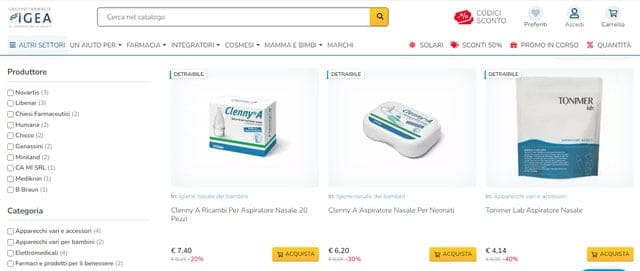 Farmacia Igea Aspiratori nasali - Dove Comprare Aspiratore Nasale