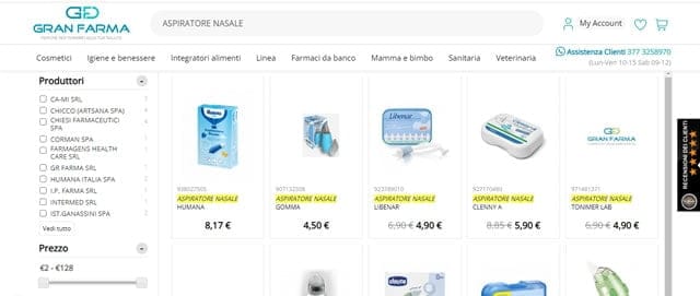 Gran Farma aspiratori nasali