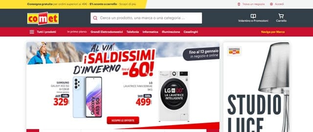 Comet Elettrodomestici online al buon prezzo comet elettrodomestici