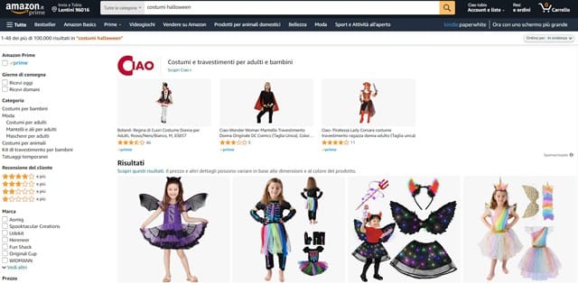 Amazon scatole personalizzate