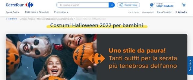 Costumi Halloween Carrefour