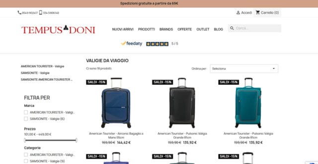 Tempus Doni - Valigie da Viaggio Tempus Doni Valigie da Viaggio