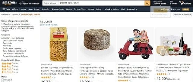 Amazon prodotti tipici siciliani