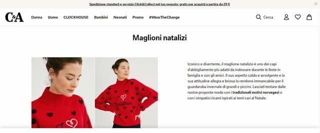 C&A Maglioni Natalizi