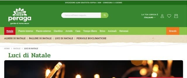 Perago Luci di Natale al miglior prezzo