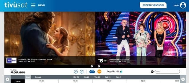 I Migliori Siti Stasera in TV tivu.tv