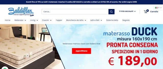 Baldiflex - Negozio di Materassi Online Baldiflex Materassi On Line