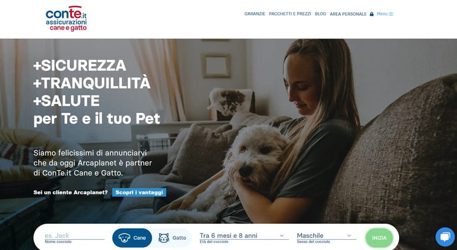ConTe Assicurazione - Cane e gatto Conte assicurazione Cane e Gatto