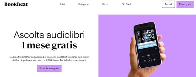 Come Acquistare Audiolibri su BookBeat