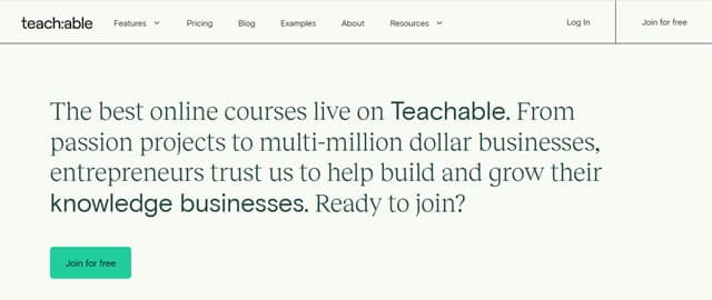 Teachable Teachable piattaforma corsi online