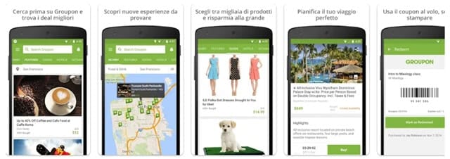Groupon Groupon Applicazione