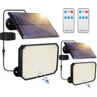 Viugreum Faro LED Esterno con Pannello Solare