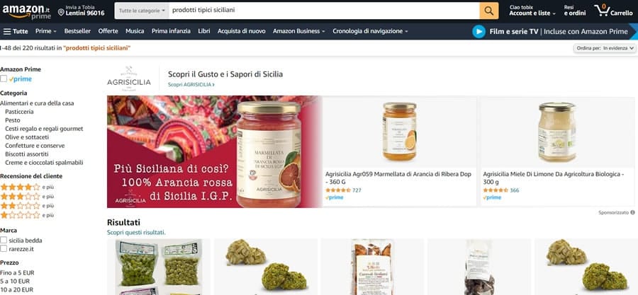 Amazon Prodotti Tipici Siciliani