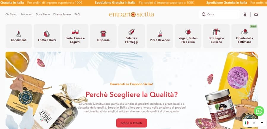 Emporio Sicilia Home Page