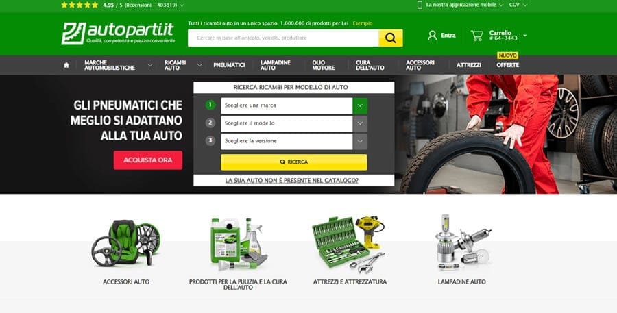 Autoparti - Cerchi e Pneumatici Autoparti ricambi auto cerchi in lega