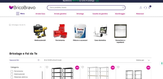 BricoBravo, accessori per il fai da te