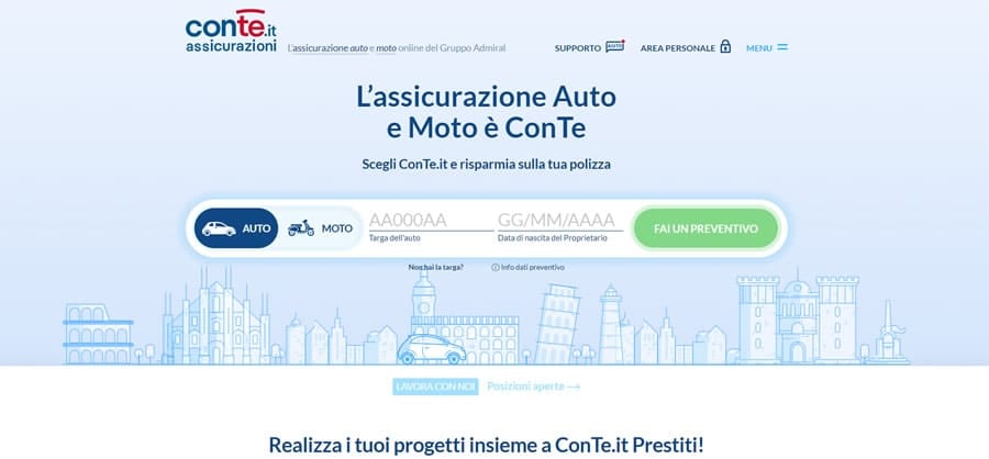 Conte Assicurazione Cane e Gatto ConTe Assicurazione Auto RCA
