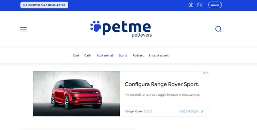 PetMe annunci dog sitter