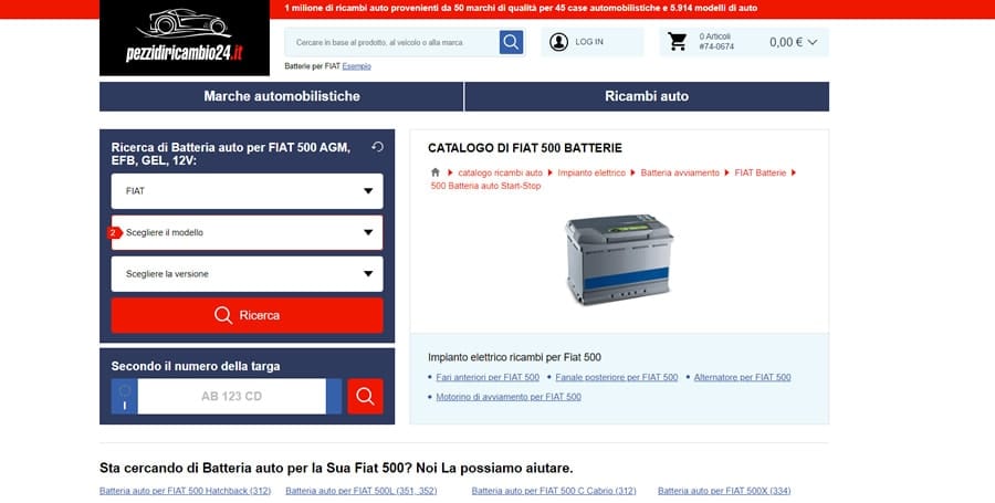 Pezzidiricambio24 - Autoricambi Online Pezzi di Ricambi 24 autoricambi auto