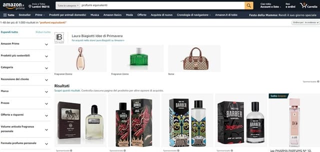 Amazon Profumi Equivalenti
