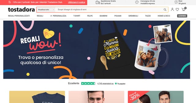 Tostadora regali personalizzati