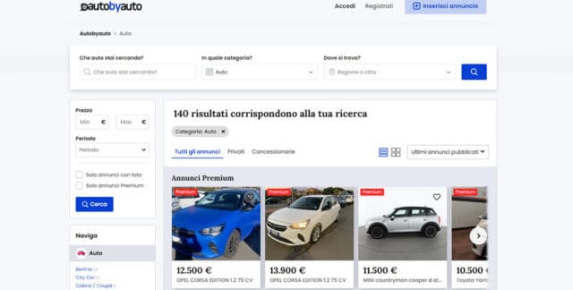Autobyauto acquista la tua auto online